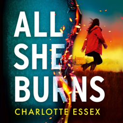 book cover for All She Burns