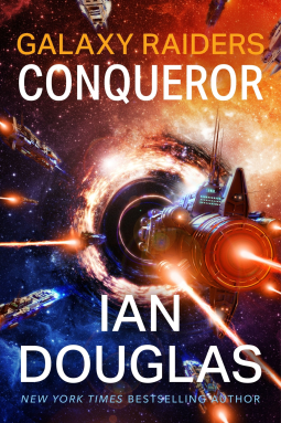 book cover for Galaxy Raiders: Conqueror