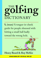 book cover for The Golfing Dictionary