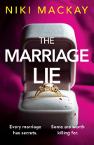 book cover for The Marriage Lie