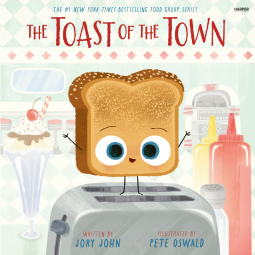 book cover for The Toast of the Town