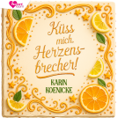 Buchcover für Küss mich, Herzensbrecher!
