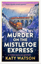 book cover for Murder on the Mistletoe Express