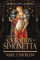 book cover for The Adoration of Simonetta: British Edition