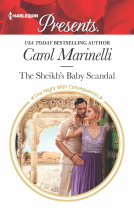 book cover for The Sheikh's Baby Scandal