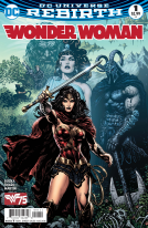 book cover for WONDER WOMAN #1