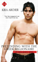 book cover for Pretending with the Greek Billionaire