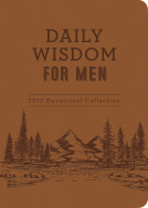 book cover for Daily Wisdom for Men 2017 Devotional Collection