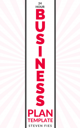 book cover for 24 Hour Business Plan Template
