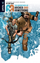 book cover for A&A: The Adventures of Archer & Armstrong Volume 1: In the Bag