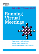 book cover for Running Virtual Meetings (HBR 20-Minute Manager Series)