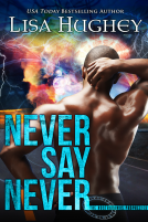 book cover for Never Say Never