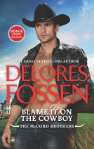 book cover for Blame It on the Cowboy