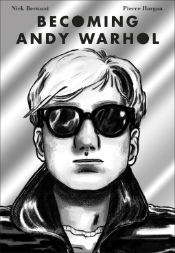book cover for Becoming Andy Warhol