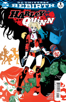 book cover for HARLEY QUINN #1