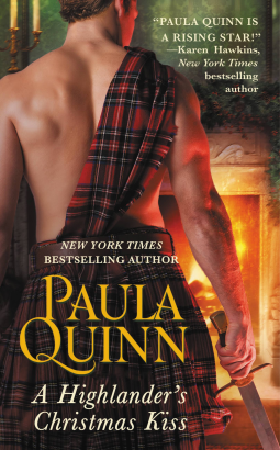 book cover for A Highlander's Christmas Kiss