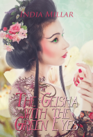 book cover for The Geisha with the Green Eyes. 