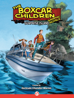 book cover for Surprise Island: The Boxcar Children Graphic Novels