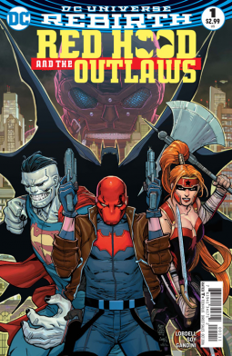book cover for RED HOOD AND THE OUTLAWS #1