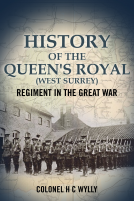 book cover for History of the Queen's Royal (West Surrey) Regiment in the Great War
