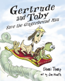 book cover for Gertrude and Toby Save the Gingerbread Man
