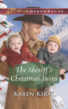 book cover for The Sheriff's Christmas Twins