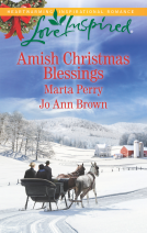 book cover for Amish Christmas Blessings