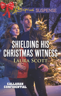 book cover for Shielding His Christmas Witness