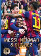 book cover for Messi, Neymar, and Suárez