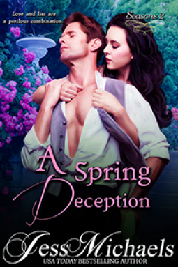 book cover for A Spring Deception
