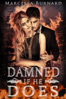book cover for Damned If He Does