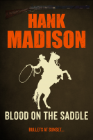 book cover for Blood on the Saddle