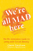 book cover for We're All Mad Here
