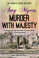 book cover for Murder with Majesty