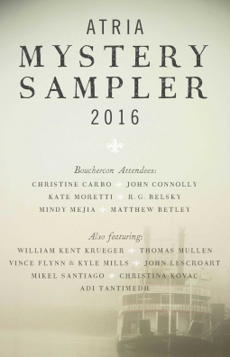 book cover for Atria Mystery Sampler 2016