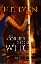 book cover for The Corner Store Witch