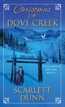 book cover for Christmas at Dove Creek