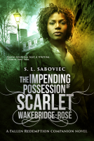 book cover for The Impending Possession of Scarlet Wakebridge-Rosé