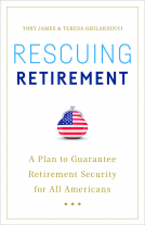 book cover for Rescuing Retirement