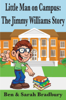 book cover for Little Man on Campus: The Jimmy Williams Story
