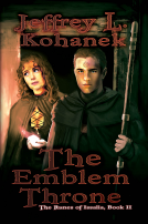 book cover for The Emblem Throne