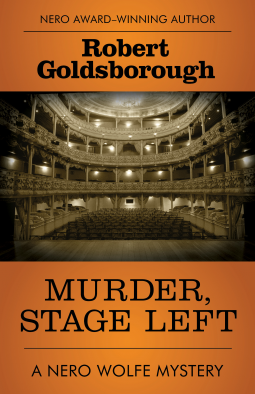 book cover for Murder, Stage Left
