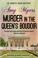 book cover for Murder in the Queens Boudoir