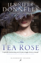 book cover for The Tea Rose