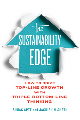 book cover for The Sustainability Edge