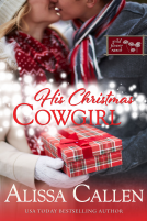 book cover for His Christmas Cowgirl