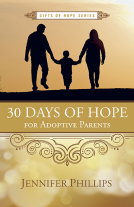 book cover for 30 Days of Hope for Adoptive Parents
