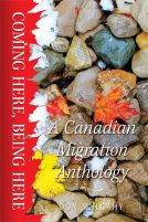 book cover for Coming Here, Being Here